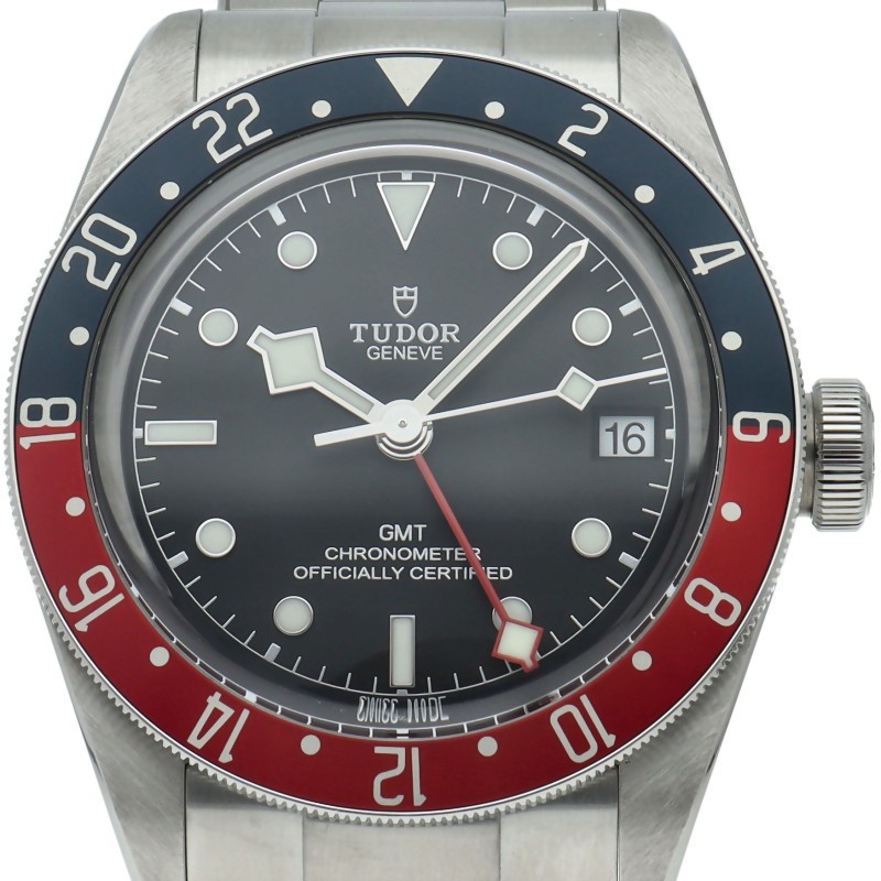TUDOR Black Bay GMT Watch M79830RB-0001 Stainless Steel mensWatch black USED