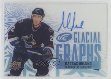 2024-25 Upper Deck Ice Glacial Graphs Mattias Ohlund #GG-39 Auto 4p5