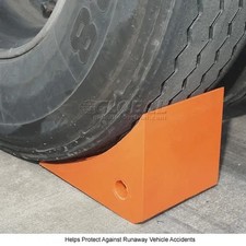 Global Industrial? Urethane Wheel & Tire Chock 11"L x 8"W x 8"H