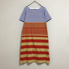 UNIQLO Marni Border Switch Short Sleeve Dress M Multicolor