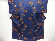 7759517: JAPANESE KIMONO / TSUMUGI / WOVEN KIKU