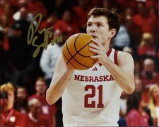 PRYCE SANDFORT SIGNED 8x10 PHOTO NEBRASKA CORNHUSKERS BASKETBALL AUTOGRAPH COA