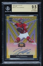 2020 Leaf Valiant Yellow Prismatic 4/10 Ivan Herrera BGS 9.5 GEM MINT Auto 7rd