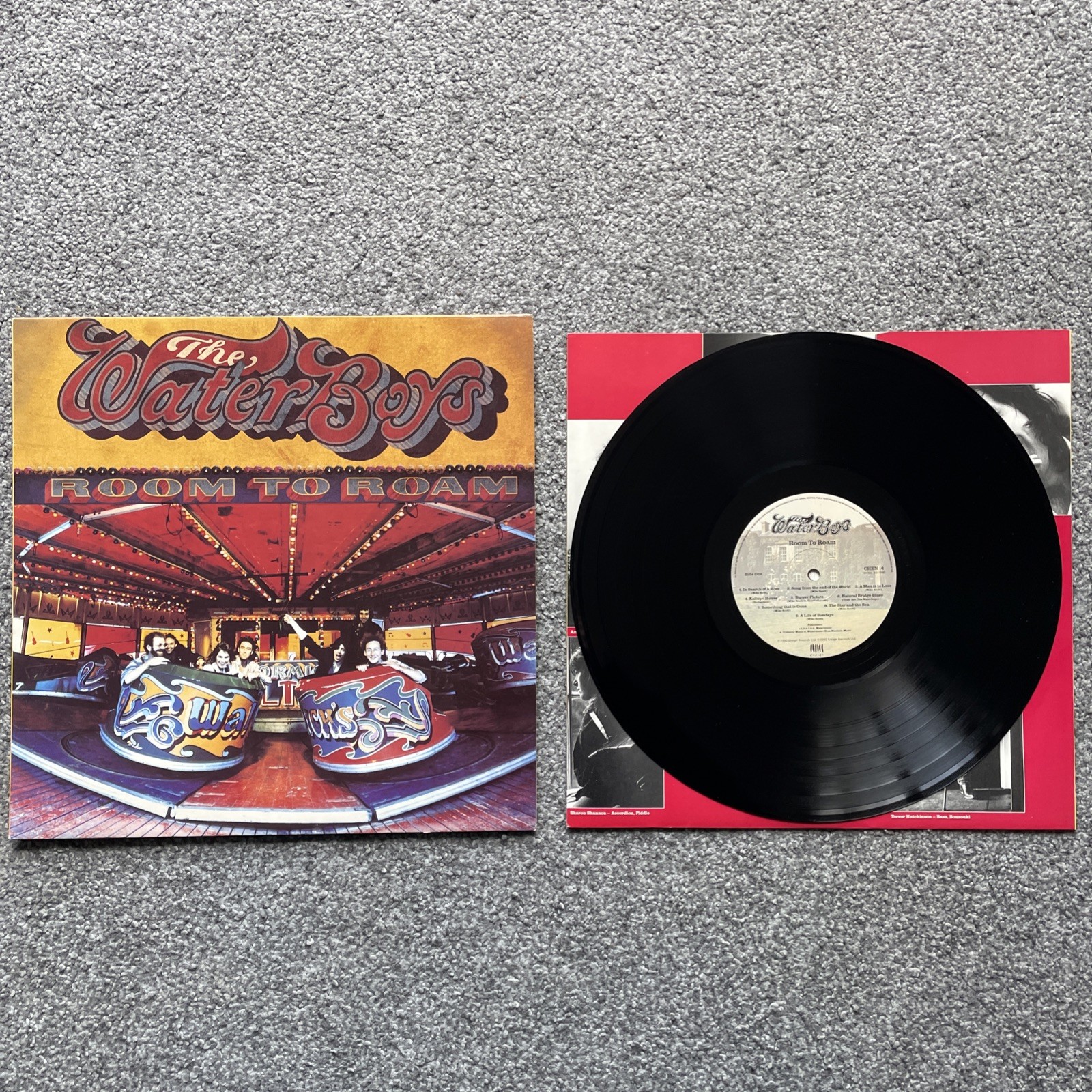 The Waterboys Room to Roam Vinyl LP 1990 Ensign Records