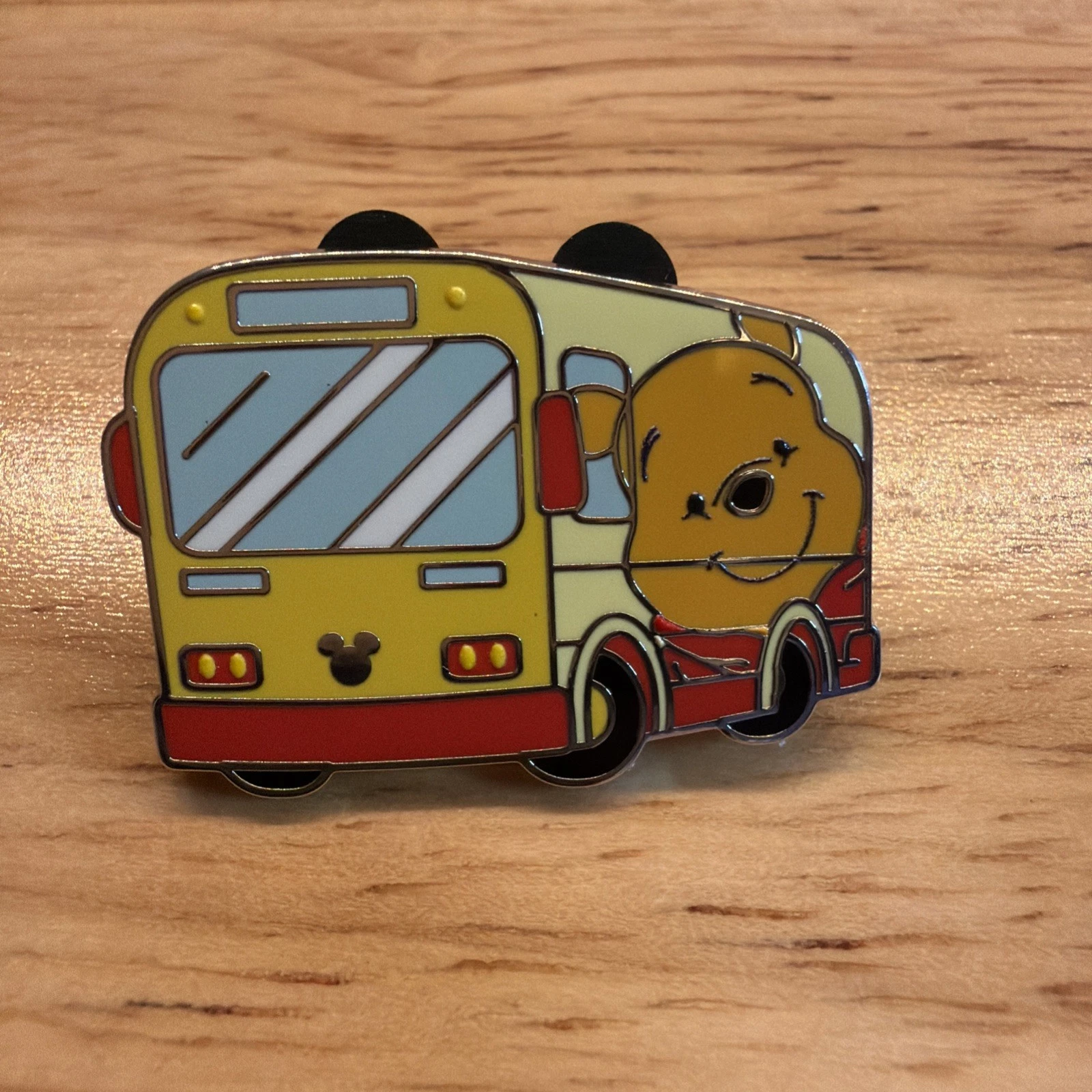 Disneyland Hidden Mickey Wave A 2026 Winnie the Pooh Bus Buses Disney Pin