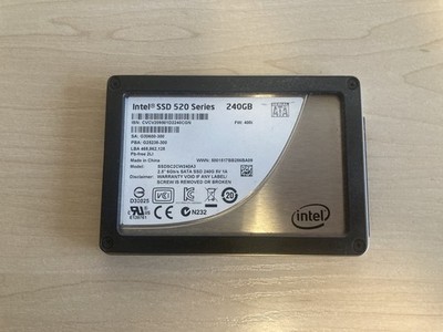 Intel 520 Series 240GB SATA 2,5 Zoll SSD (SSDSC2CW240A3)