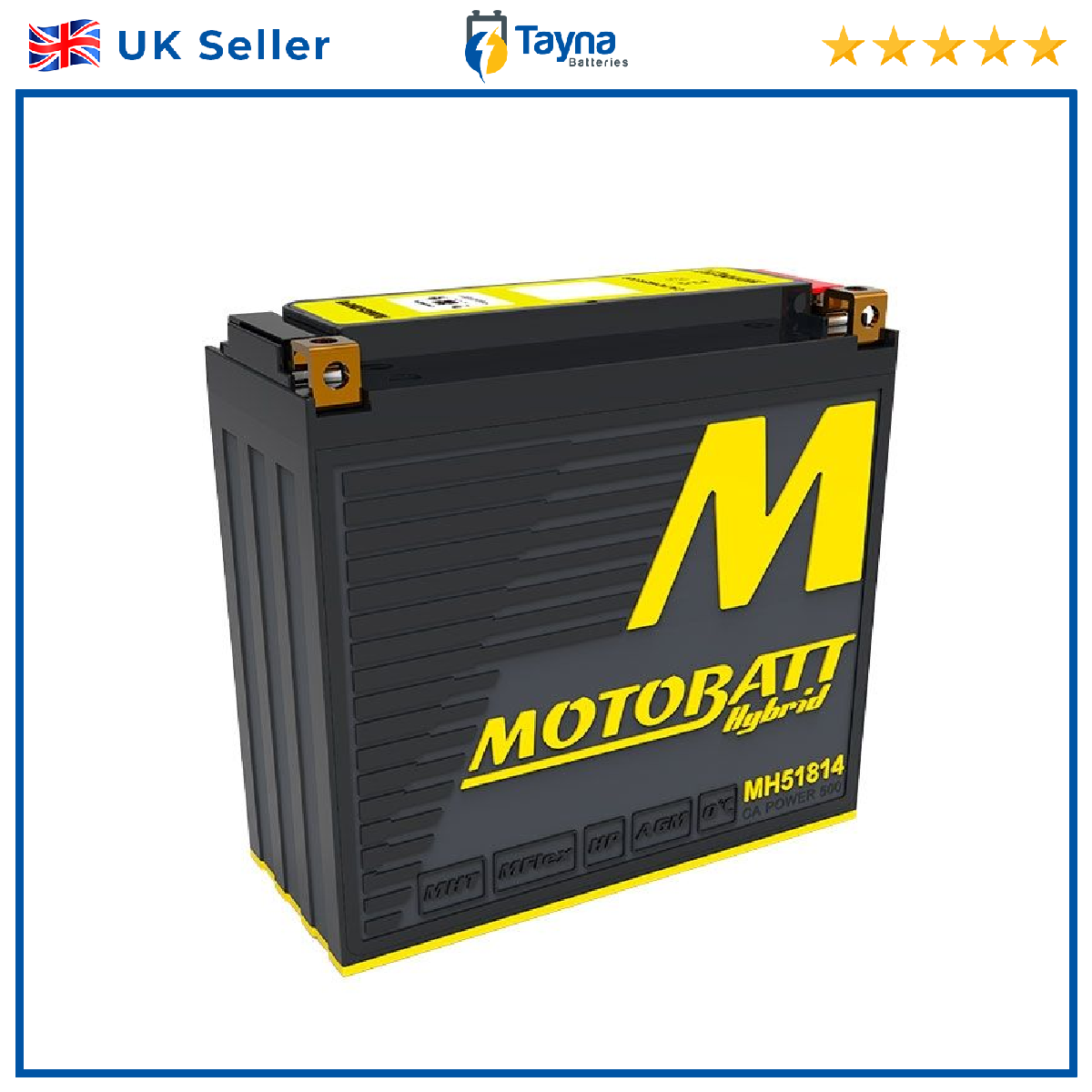 MH51814 MOTOBATT Hybrid Bike Battery