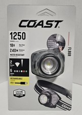 Coast FL86R 1250 Lumens LED Rechargeable Headlamp Flashlight