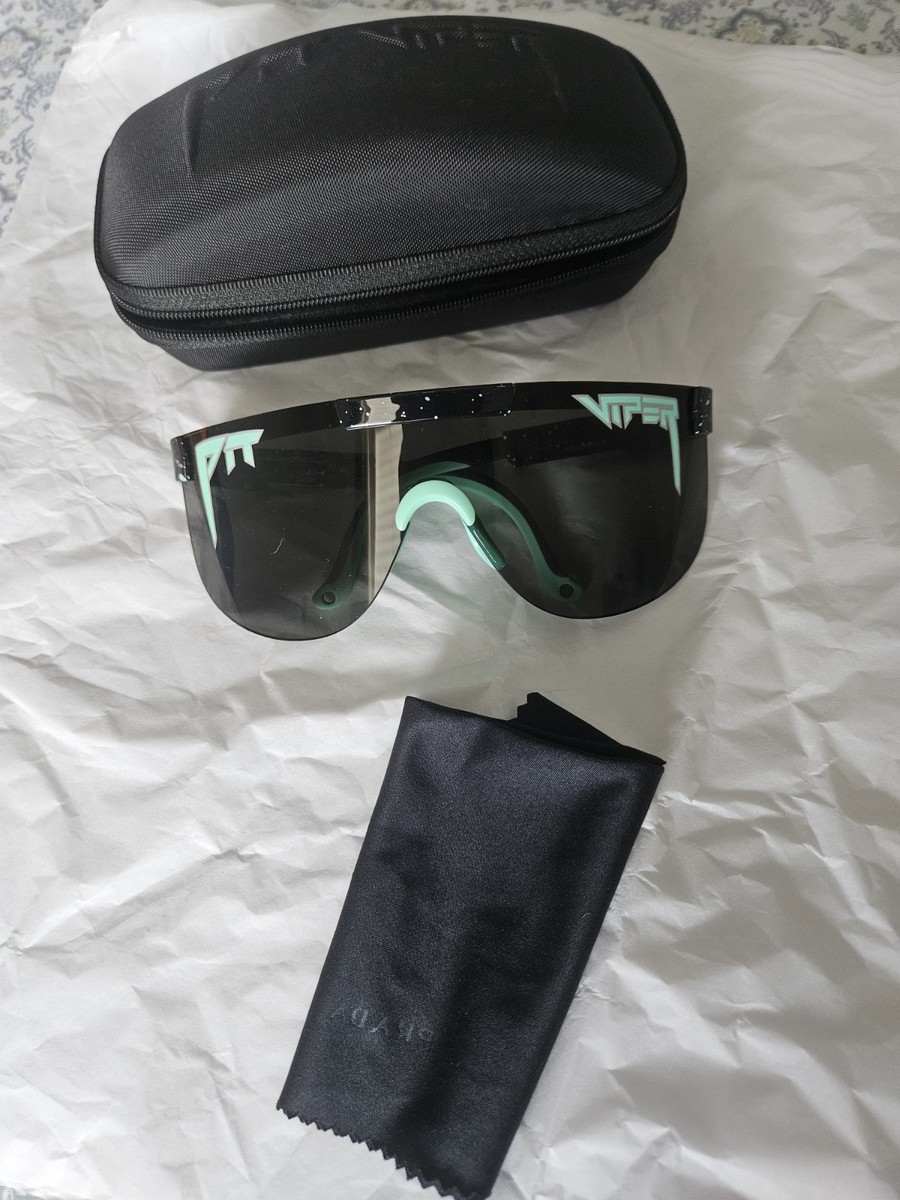 Pit Viper Shield Cycling Sunglasses Mirrored Black 