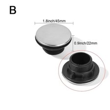 Stainless Steel Kitchen Sink Tap Hole Blanking Plug Stopper Basin Cover