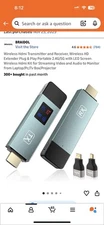 Braidol Wireless HDMI Transmitter and Receiver, HD Extender Plug Play 2.4G/5G 