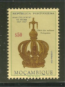 MOZAMBIQUE 480 MNH 50TH ANNI APPEARENCE OF VIRGIN MARY AT FATIMA