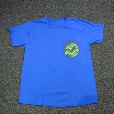 Travis Scott Cactus Jack Shirt Mens Medium Blue Graphic Cross Endurance T-Shirt