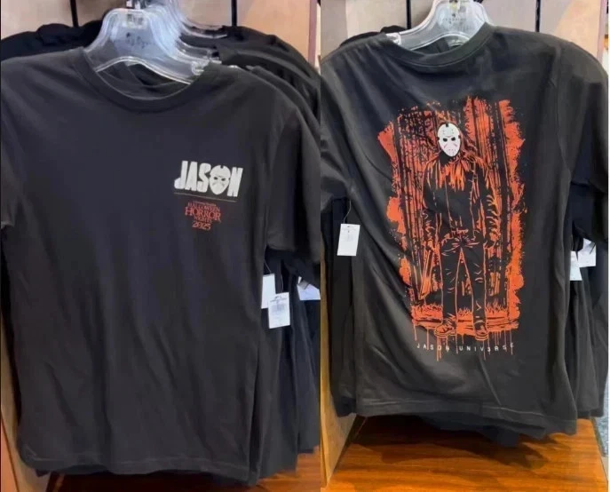 New Apparel Studios Halloween Horror Nights 2025 Jason Universe T-Shirt
