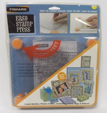 FISKARS Easy Stamp Press 6x8in Layout Spring Feet