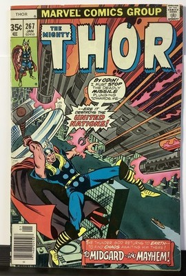 The Mighty Thor #267 (1978)   Walt Simonson Cover   Newsstand