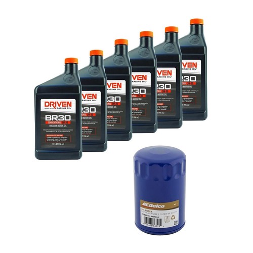 SBF & Chrysler Engine Break In Oil / Filter Combo Kit- Driven Oil