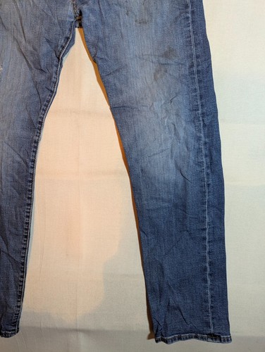 Levi's 501 Jeans Men's 33x32 Straight Leg Original Fit Button Fly Stretch Blue - Picture 4 of 11