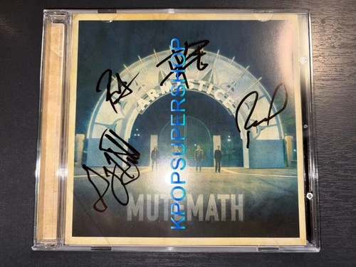 Mutemath Album Armistice Autographed Signed CD Booklet Great Rare 2010 Korea