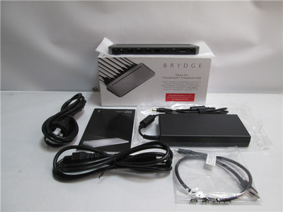 Brydge Stone Pro Thunderbolt 3 Dock Multiport Hub With Power Supply Original Box