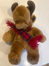 Vntg DAN DEE SINGING ANIMATED MOOSE PLUSH WORKS CHRISTMAS GRANDMA GOT RUN OVER