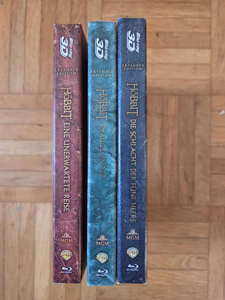 Der Hobbit 1-3     BluRay/3D BluRay Extended Edition - Bild 2 von 3