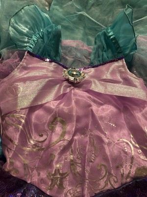Disney Store Ariel Costume Gown Dress Princess Little Mermaid Size 10-12