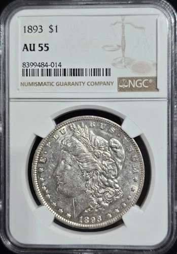 1893 Morgan Dollar AU-55 NGC COLLECTION VIDEO