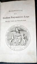 1800 Grundvertrag der Grossen Freymaurer-Loge...