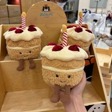 Jellycat Amuseables Strawberry Birthday Cake Plush Toys Doll Kids Birthday Gift