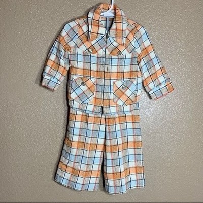 Vintage 1960's Millbrook kids blazer jacket and matching pants