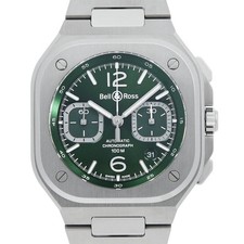 Bell Ross BR-05 Chrono Green Steel BR05C-GN-ST/SST second hand mens