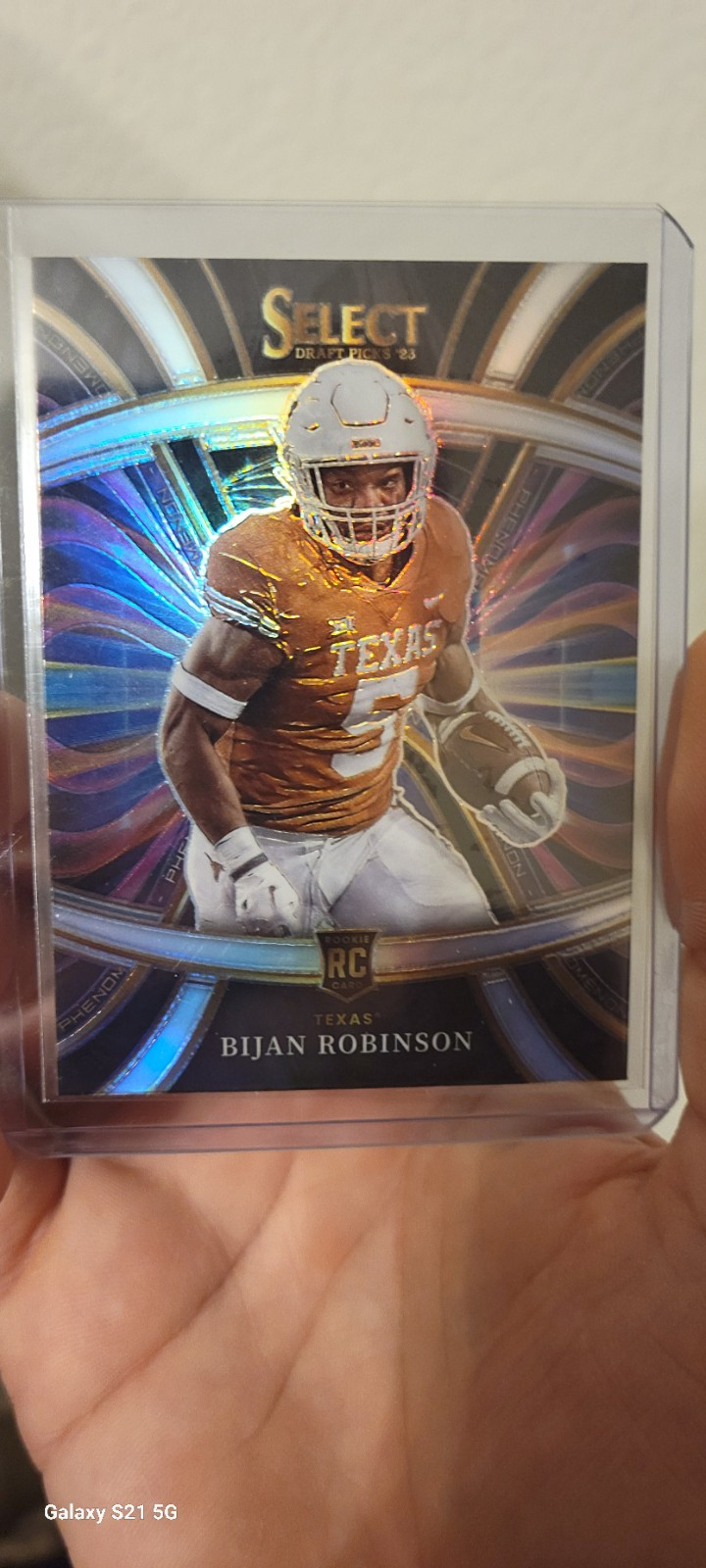2023 Panini Select Draft  Phenomenon Silver Prizm #PH-BR Bijan Robinson (RC)