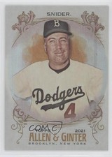 2021 Topps Allen & Ginter's Hot Box Silver Portrait Duke Snider #88 HOF w7v