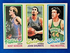1980-81 Topps Kent Benson / John Shumate / Paul Westphal #84 / 212 / 229