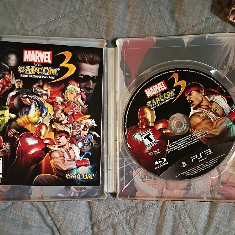 Marvel Vs. Capcom 3: Fate of Two Worlds Steelbook - Sony PlayStation 3 ...