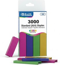 Standard Staples 3000 Pack 26 6 Staple Refill...
