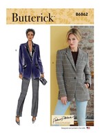 Schnittmuster Blazer Butterick B6862 B5 8-10-12-14-16 (Gr. 34-42)