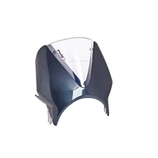 PUIG WINDSCREEN UNIV. VISION FIT ON YAMAHA XJR1300 99-13 CARBON-TRANSPARENT