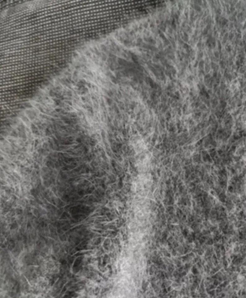 Neue Dunkelgrau Pullover angora 80% langhaarig, Damen/Herren tragen! - Bild 3 von 4