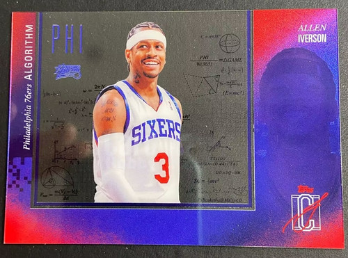 2025 Topps Signature Allen Iverson Base (RAW)