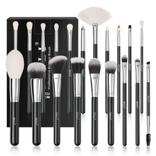 Pinceaux Maquillage 20PC Kit Pinceau Maquillage Professionnel Poils Chèvre Na...