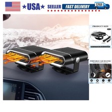 2 Pcs Portable Car Heater 2 in 1 Fast Heating or Cooling Auto Heater Fan 12V ...