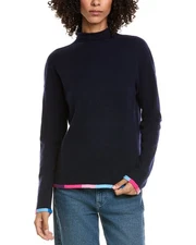 Incashmere Cashmere Polo Cardigan Women's