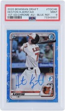 Heston Kjerstad Orioles Signed 2020 Bowman Chrome 1st #TOC-HK #7/20 PSA 9 Card