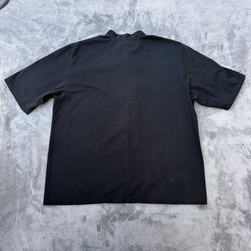 Chef Works Chef Coat Mens 2XL Short Sleeve Double Breasted Restaurant Jacket - Picture 6 of 11