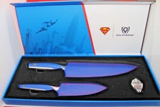Dalstrong SUPERMAN™ Edition 2 Piece Set: 8" Chef Knife & 4" Paring Knife