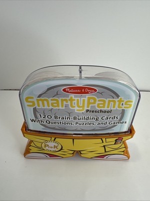 MELISSA & DOUG SMARTY PANTS PRESCHOOL 120 BRAIN-BUILDING CARDS QUESTIONS