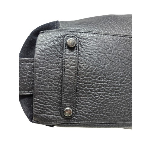 Coach Umhängetasche schwarz Edie 42 Mix Media Leder lässig Boho Goth klassisch - Bild 2 von 10