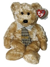 Ty Large Plush Beanie Buddy - DAD-e the Bear 14" MWMTs Stuffed Animal Toy